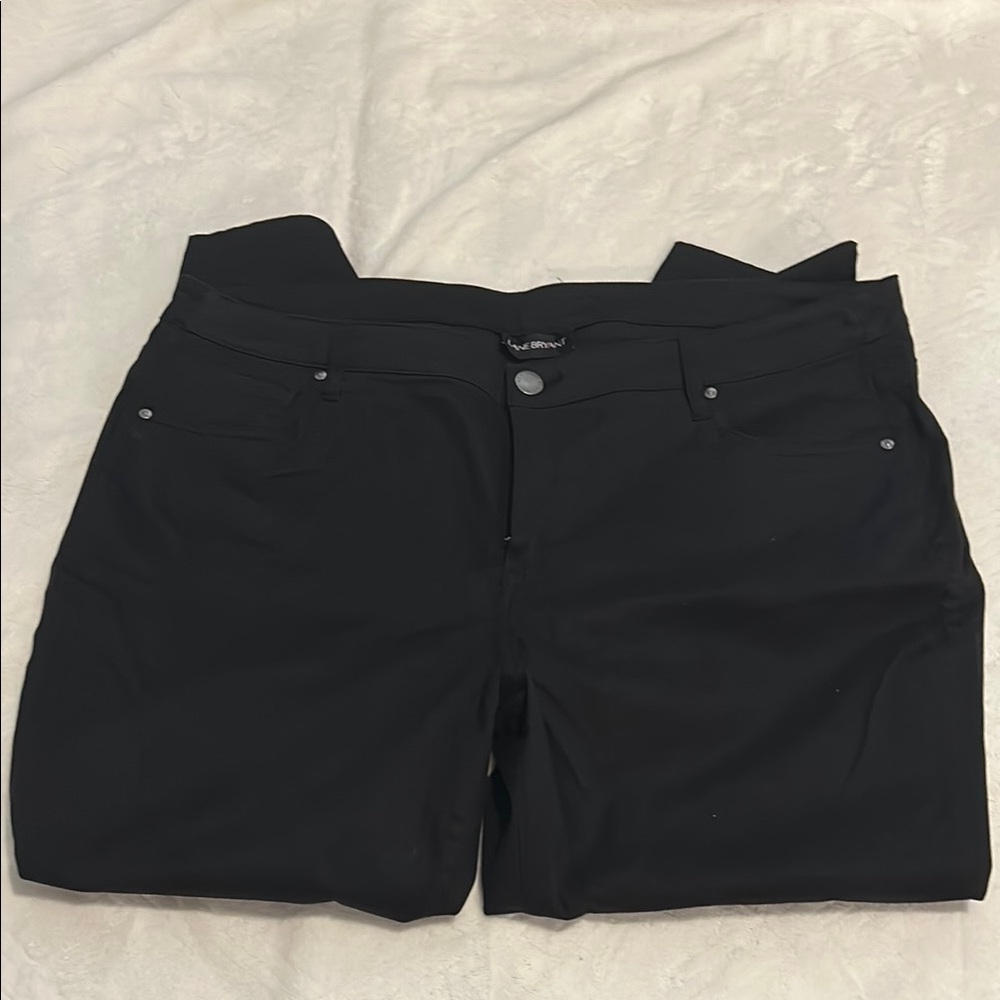 Lane Bryant Black Skinny Jeans